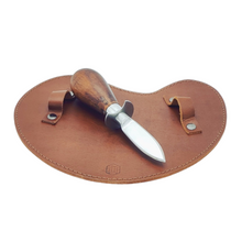 Load image into Gallery viewer, Premium Oyster Knife with Leather Glove Set – Stainless Steel Shucker with Protective Leather Guard for Safe Oyster Shucking