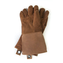 Load image into Gallery viewer, Heat-Resistant Leather BBQ and Oven Gloves - Durable Grilling and Cooking Protection