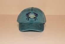 Load image into Gallery viewer, Crab Embroidered Baseball Hat - Coastal Nautical Cap in Multiple Color