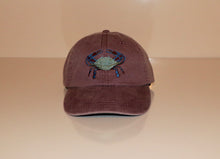 Load image into Gallery viewer, Crab Embroidered Baseball Hat - Coastal Nautical Cap in Multiple Color