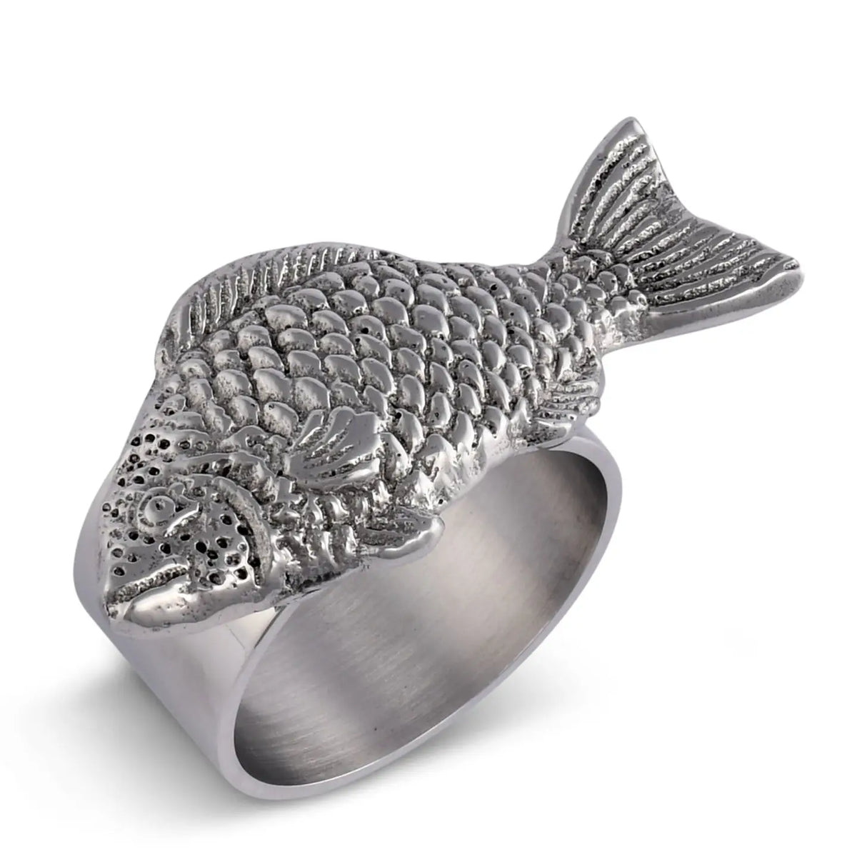 Pewter Fish Napkin Rings Set of 4 – Life in the Northern Neck